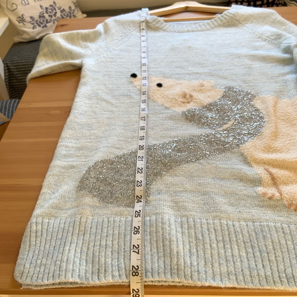 Lauren Conrad Sweater New With Tags / Light Blue with Polar Bear Soft / Medium. - Picture 10 of 17